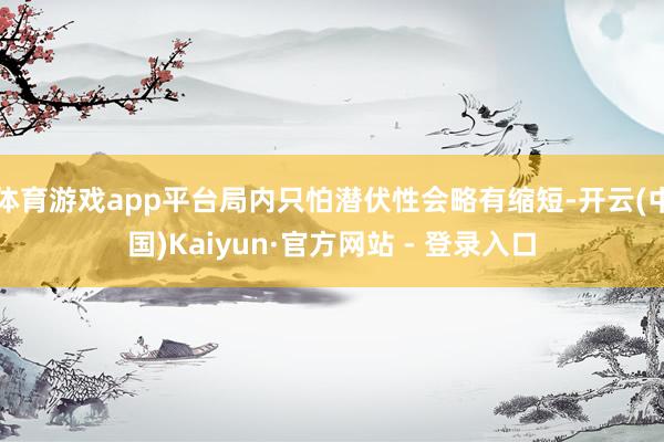 体育游戏app平台局内只怕潜伏性会略有缩短-开云(中国)Kaiyun·官方网站 - 登录入口